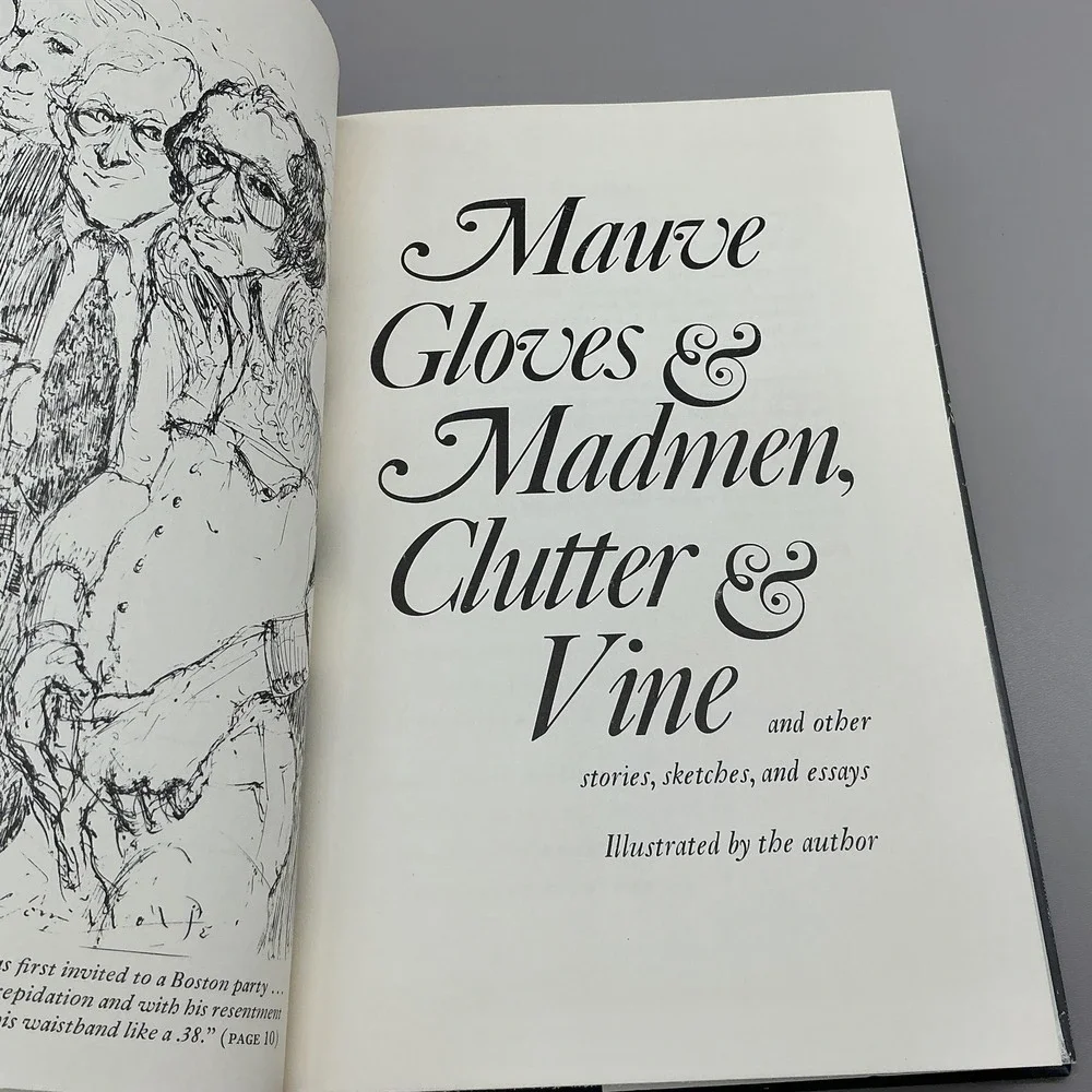 Vintage Mauve Gloves & Madmen Clutter &‎ Vine Tom Wolfe 1976 1st Ed HC DJ